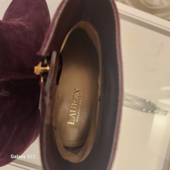 Lauren Ralph Lauren Leather Boots. NWOT. Size 5.5. Host Pick - Picture 6 of 9